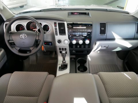 2008  TOYOTA　タンドラ　ＳＲ５　ダブルキャブ　シルバー　ギブソンマフラー　トノカバー　ブッシュワーカー (6)